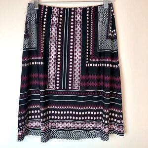 Misia | Geometric Patterned Stretch Skirt